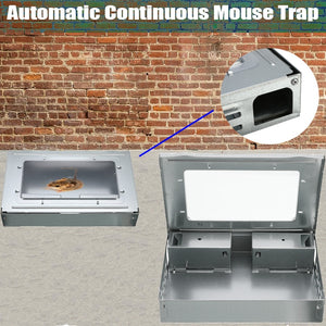 Household Automatic Continuous Mousetrap Reusable Large Mouse Trap Catcher High Effect Rat Catcher Rat Killer Mice Rodent Cage