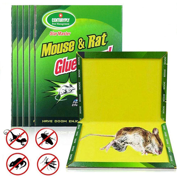 1 PCS Mouse Glue Trap Mice Board Sticky High Effective Rodent Rat Snake Bugs Catcher Pest Control Reject Non-toxic Eco-Friendly