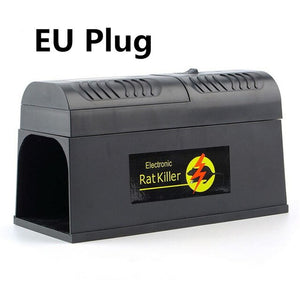US/UK/EU Plug Electric High Voltage Mouse Rat Trap Mouse Killer Electronic Rodent Mouse Zapper Home Use Pest Control