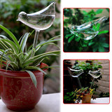 Bird Glass Watering Flower Vase Terrarium Container Wedding Gift Garden Decor Glass Plant Flower Water Feeder Garden Decortion
