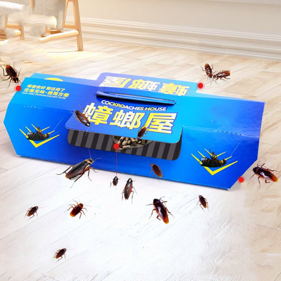 5Pcs Cockroach Glue Traps Killer Pest Control Trap Ants Spiders Fleas Bed Bugs Insects Reject Bait Powder Repeller Roach Catcher