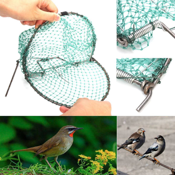 20cm Heavy Duty Bird Net Effective Humane Live Trap Hunting Sensitive Quail Humane Trapping Hunting Garden Supplies Pest Control